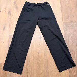 Vuori Black Wide-Leg Pull-On Pants